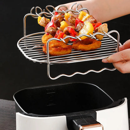 Square Air Fryer Stainless Steel Rack