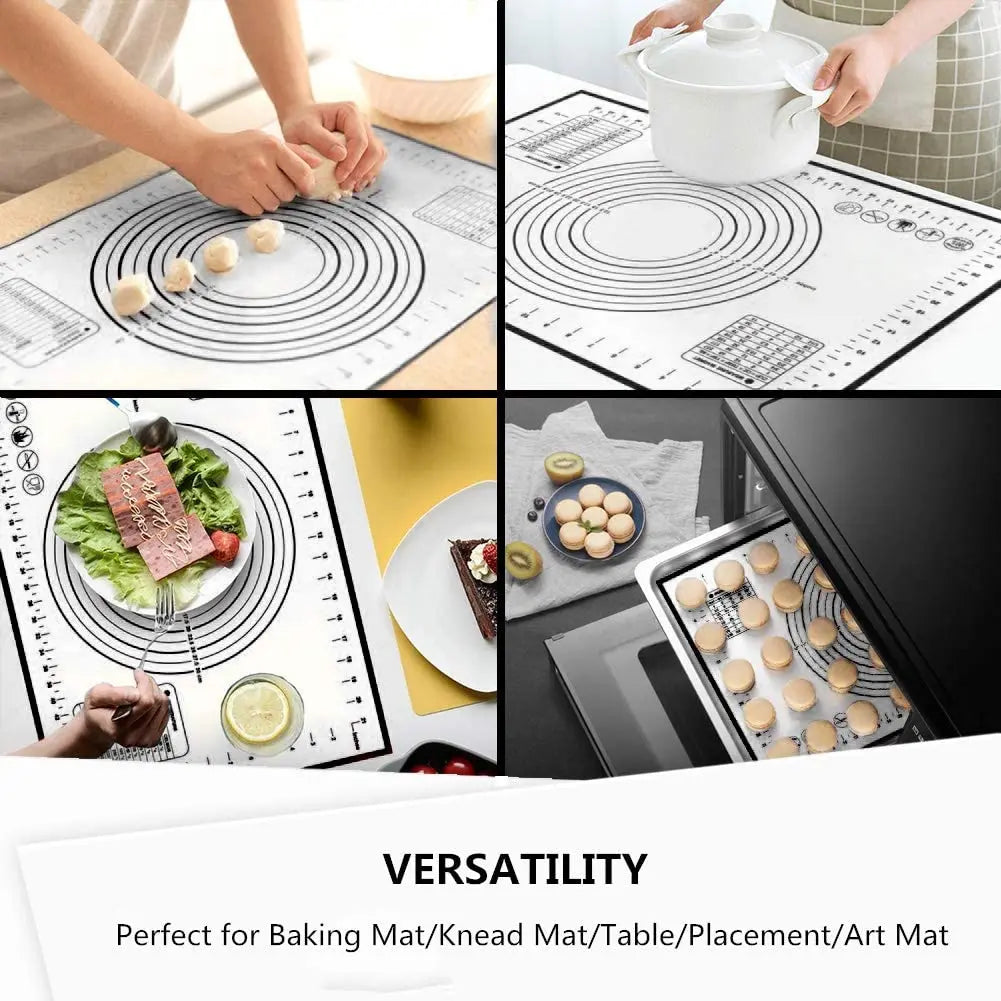 Fiberglass Silicone Baking Mat with Measurement Guide