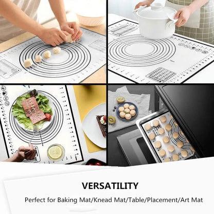 Fiberglass Silicone Baking Mat with Measurement Guide