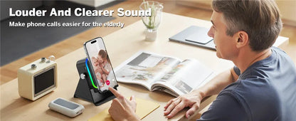 Magnetic Bluetooth Speaker Phone Stand