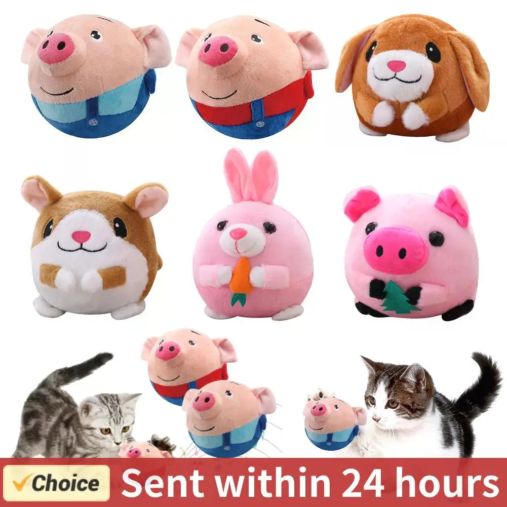 Interactive Moving Plush Dog Toy