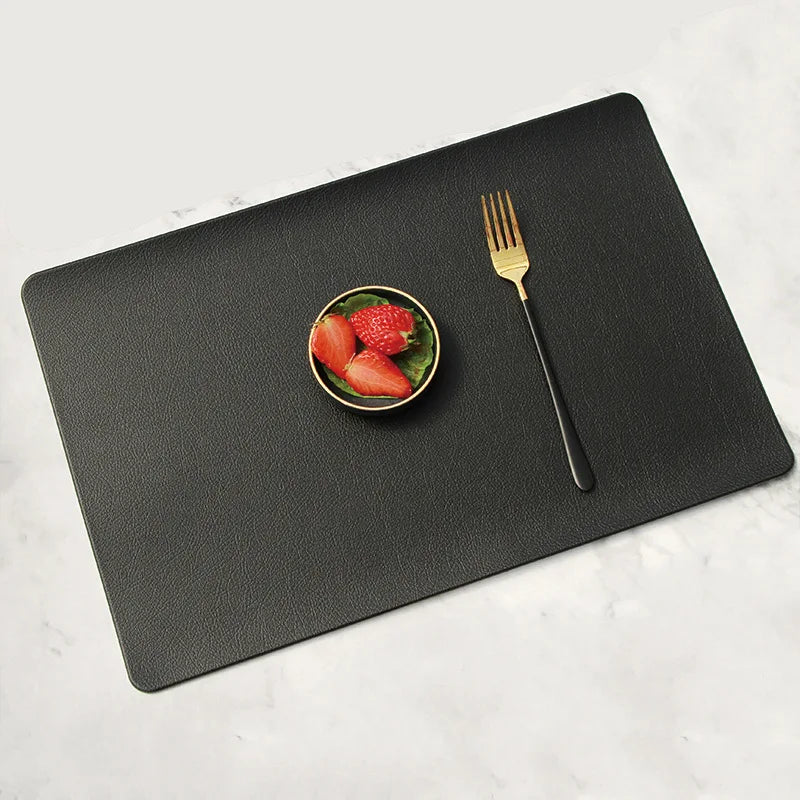 PU Leather Waterproof Dining Placemat
