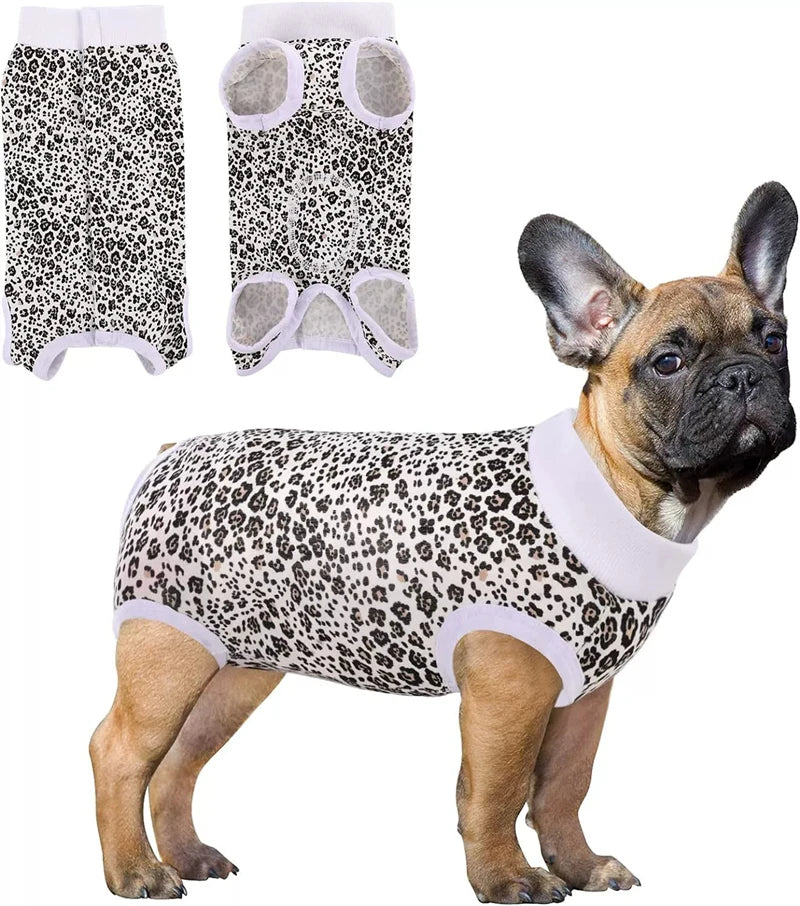 Cotton Dog Recovery Suit Anti-Licking Jumpsuit
