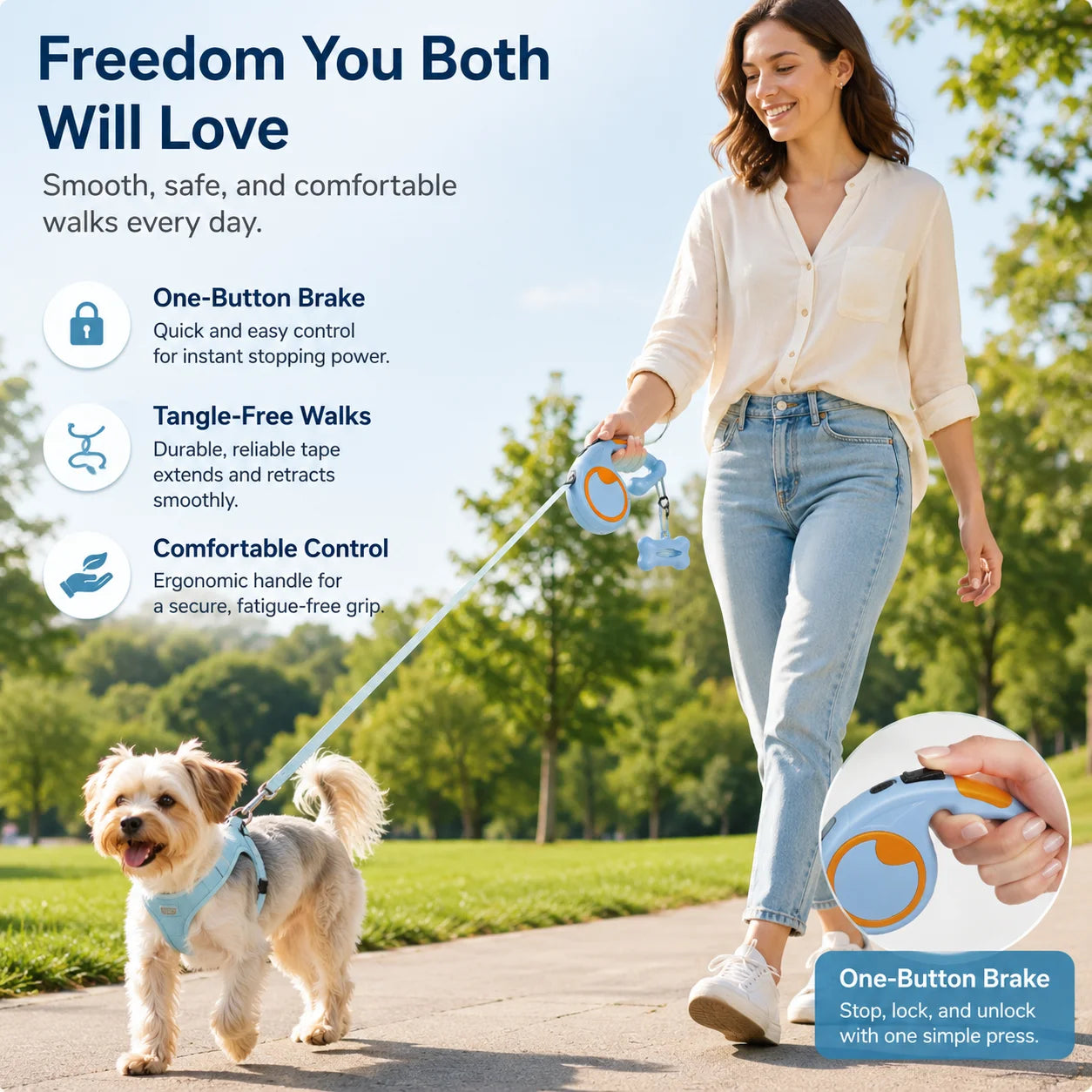 Dog Training Slip Lead Leash with Stopper Loop