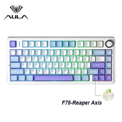 AULA F75 Tri-Mode Mechanical Gaming Keyboard
