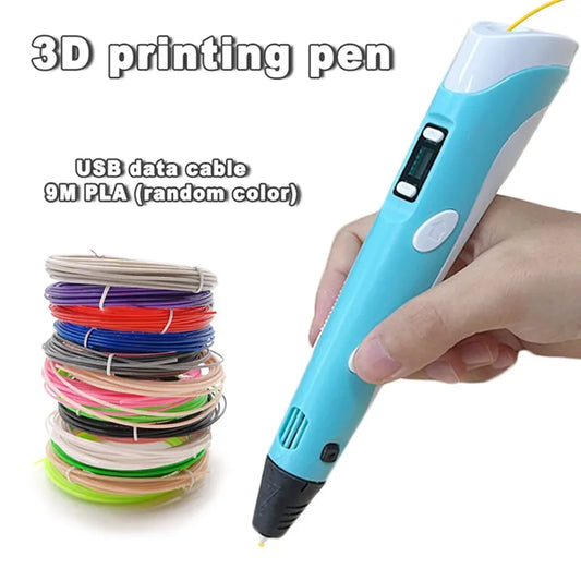 USB 3D Printing Pen with 9m PLA Filament Kit