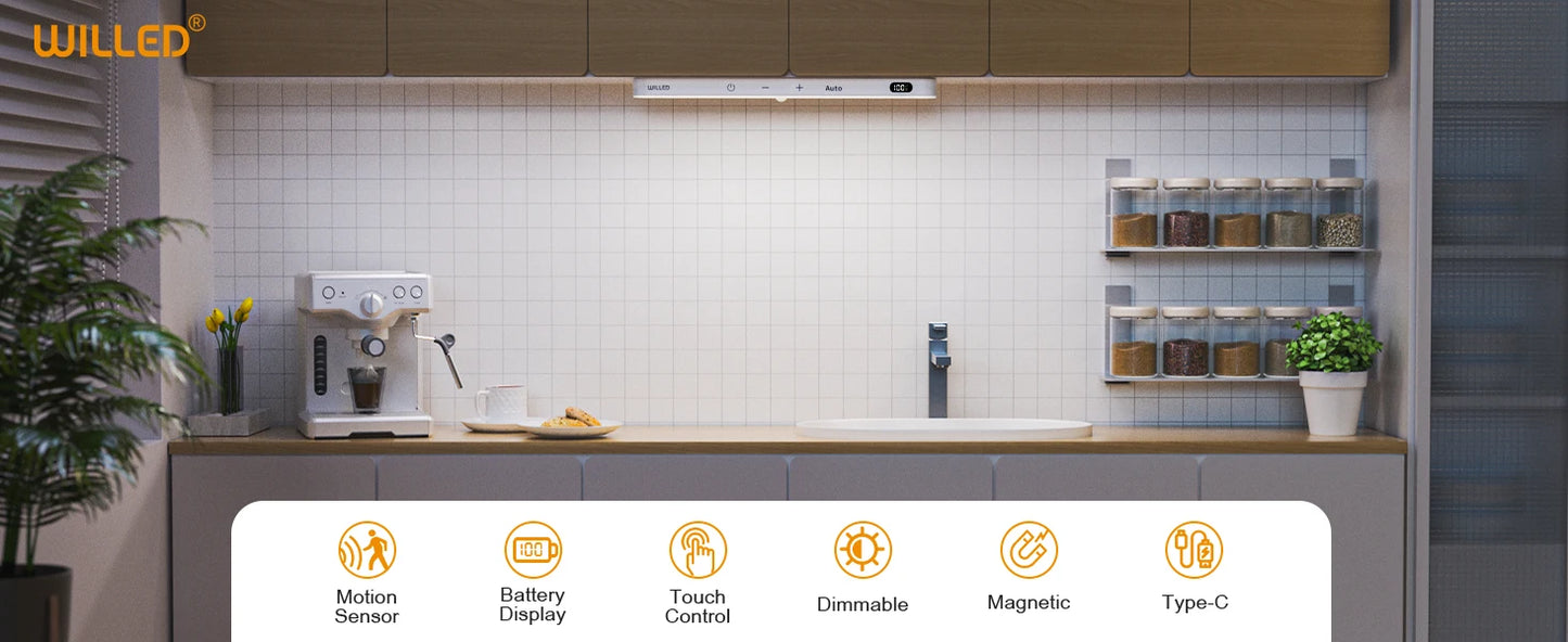 Rechargeable Motion Sensor Cabinet Light