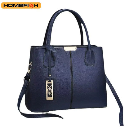 Classic PU Leather Tote Handbag for Women