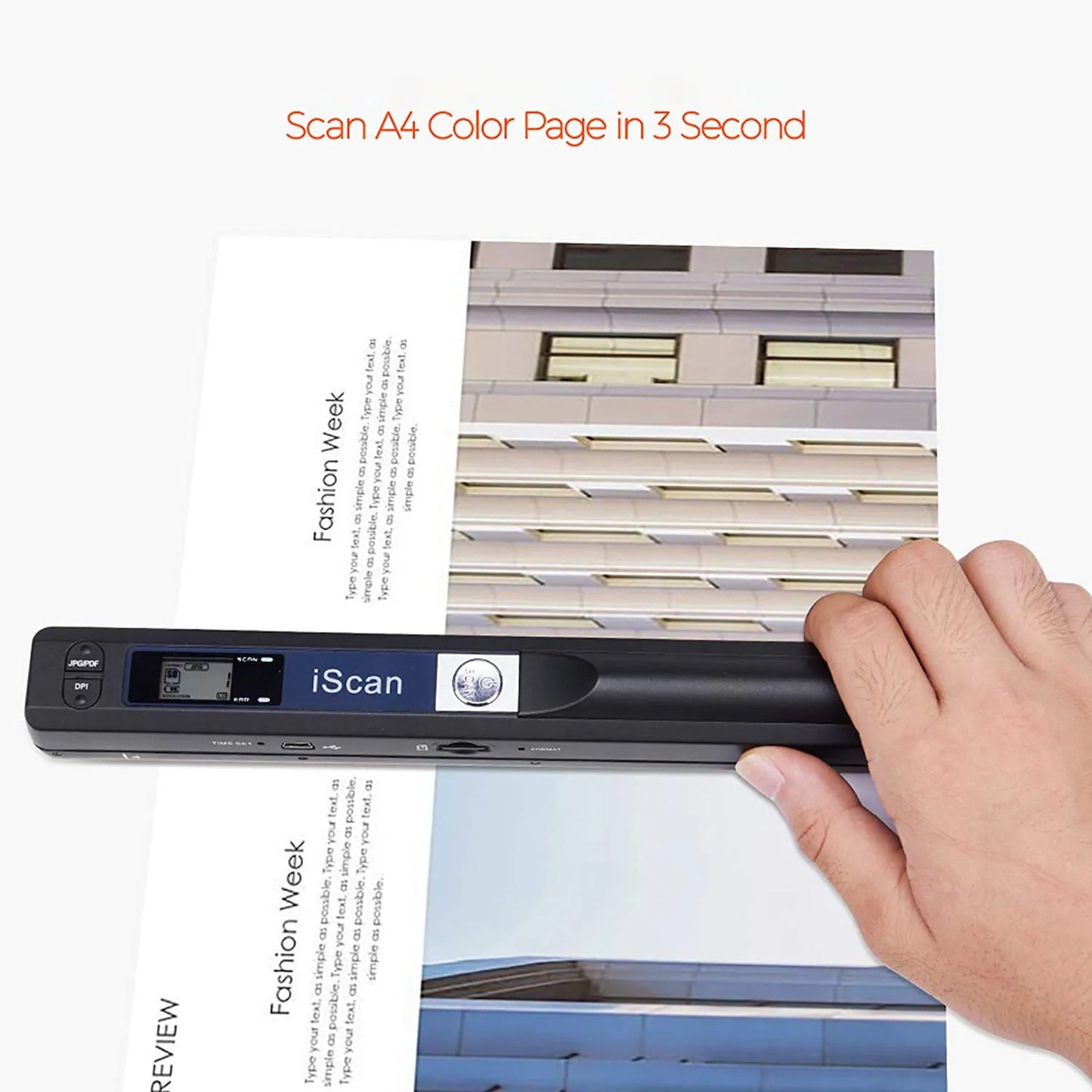 Portable Handheld Document Scanner