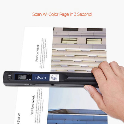 Portable Handheld Document Scanner