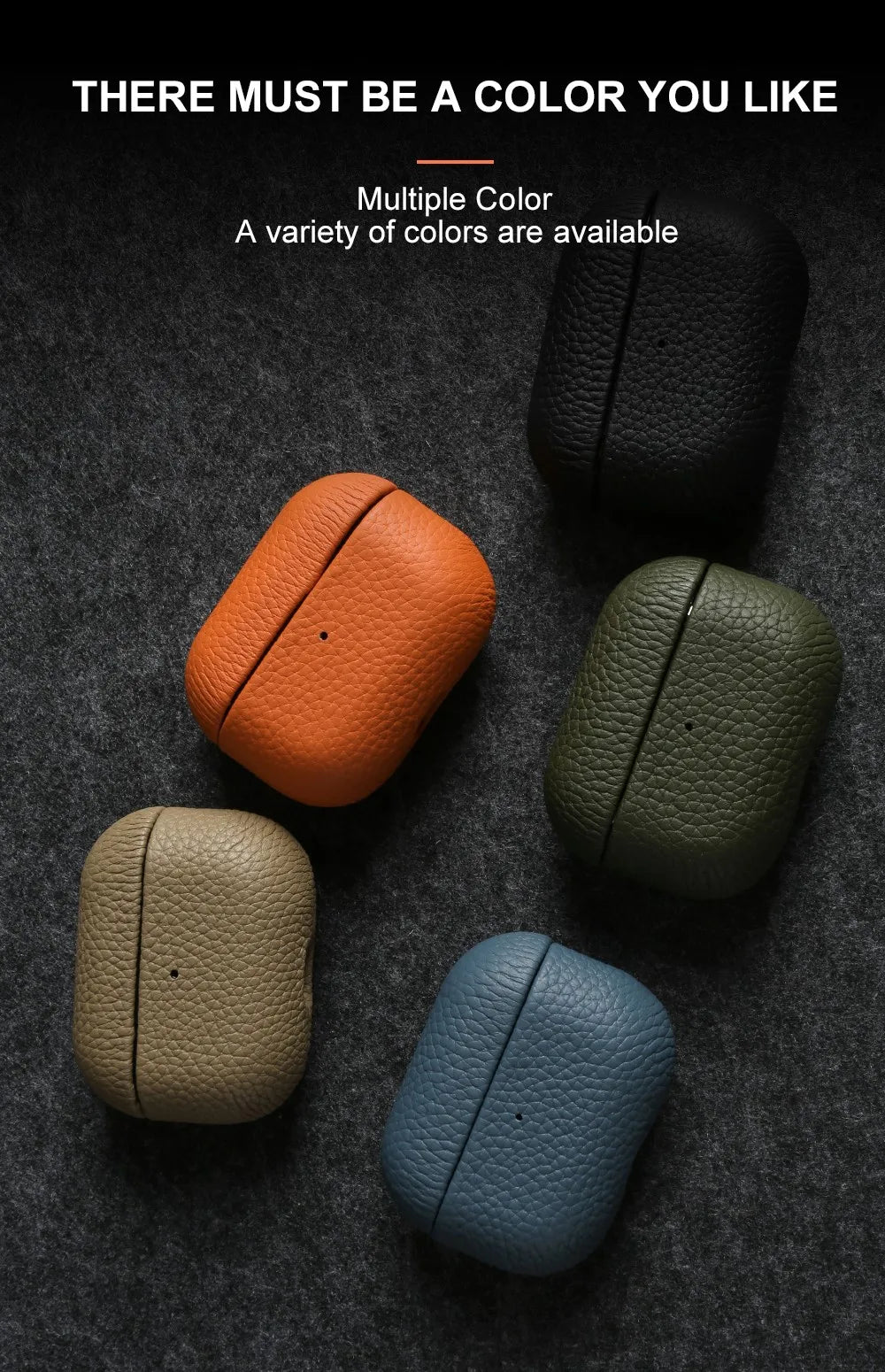 Genuine Leather AirPods Case