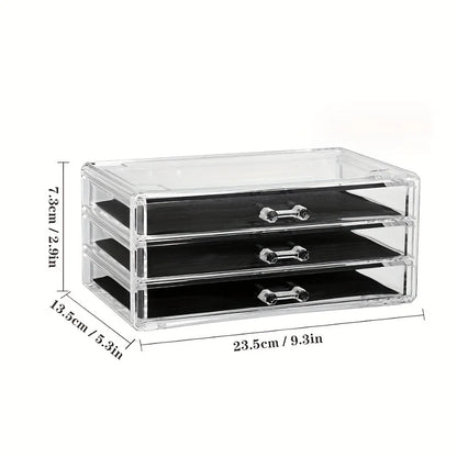 Clear Acrylic Drawer Desk Organizer