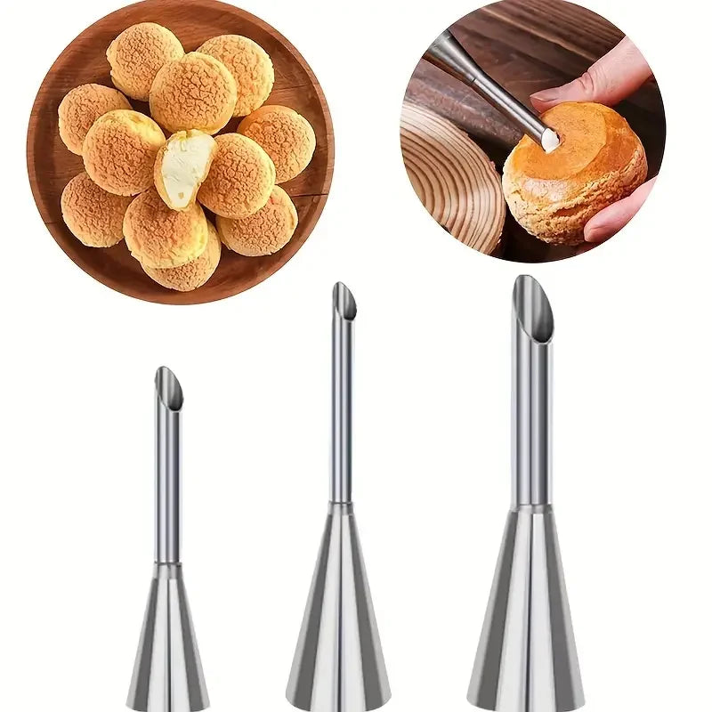 Stainless Steel Cream Piping Nozzle Set