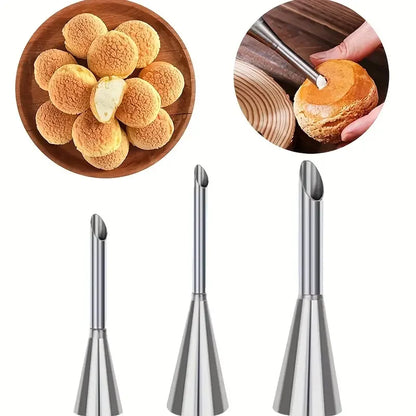 Stainless Steel Cream Piping Nozzle Set