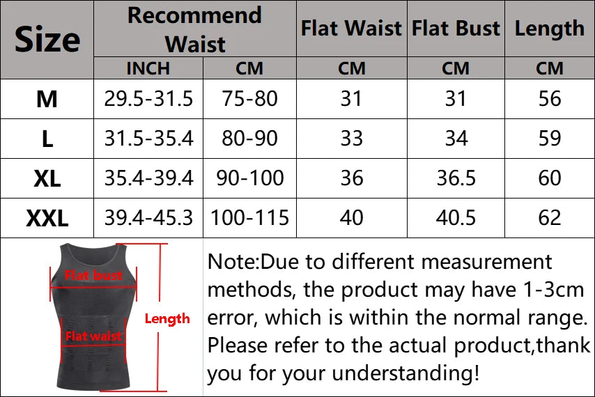 Men’s Compression Shaping Vest