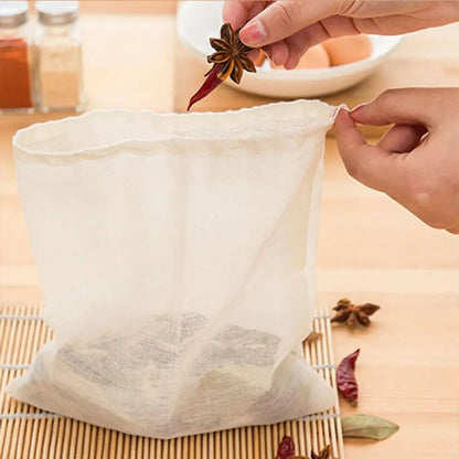 Reusable Cotton Food Filter Bag