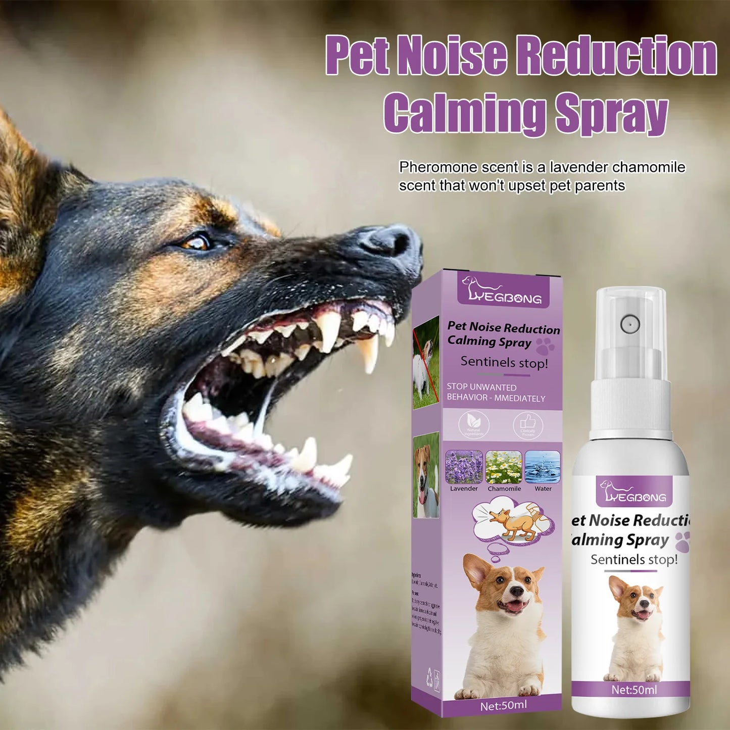Pet Calming Spray for Cats & Dogs