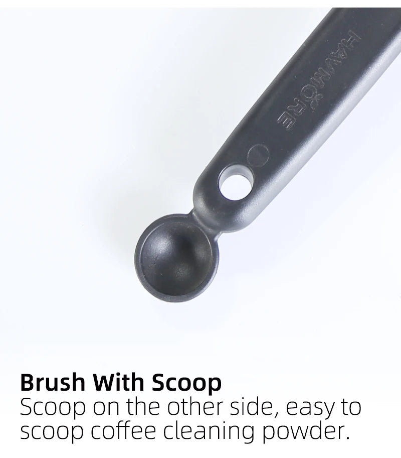 Espresso Machine Group Head Cleaning Brush with Removable Cleaning Head
