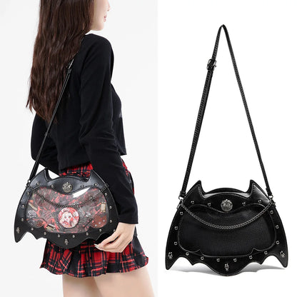 Gothic Y2K Ita Crossbody Shoulder Bag