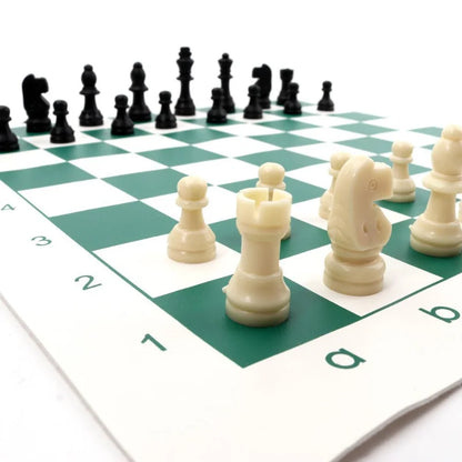 Tournament Chess Set with Mat