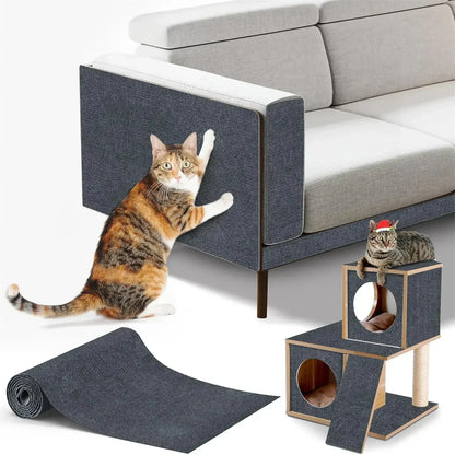 Self-Adhesive Cat Scratcher Sofa Protector Mat