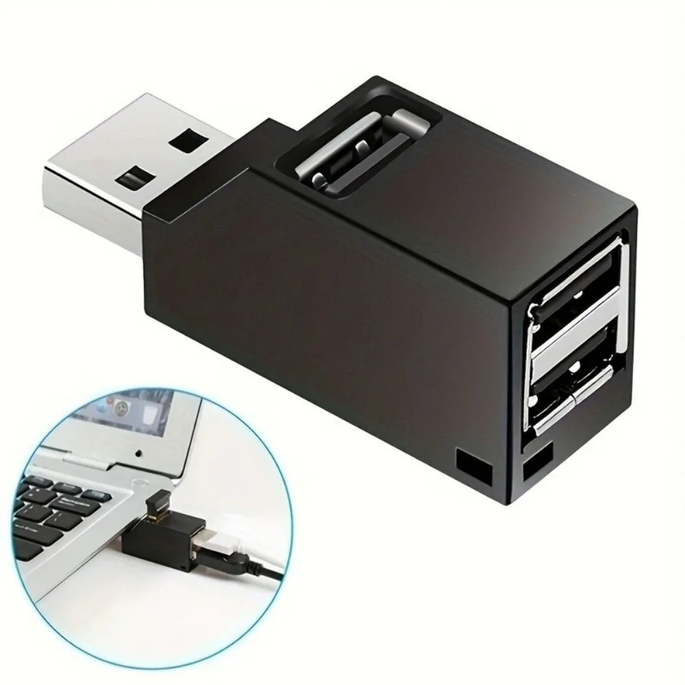 USB 3.0 Mini Hub Adapter – 3-Port Expansion