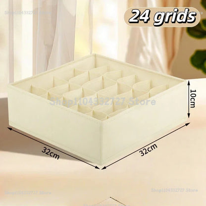 Foldable Underwear & Bra Drawer Organizer Storage Box