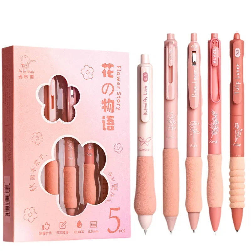 0.5mm Quick Dry Gel Pen – Cute Kawaii Neutral Ink Writing Pen