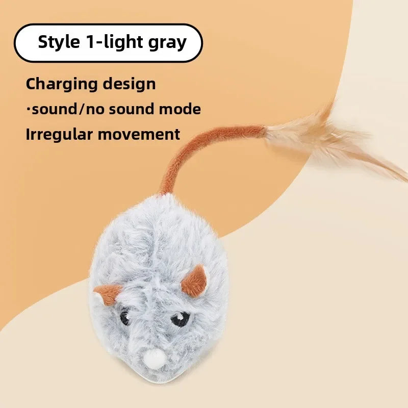 Interactive Moving Mouse Cat Toy