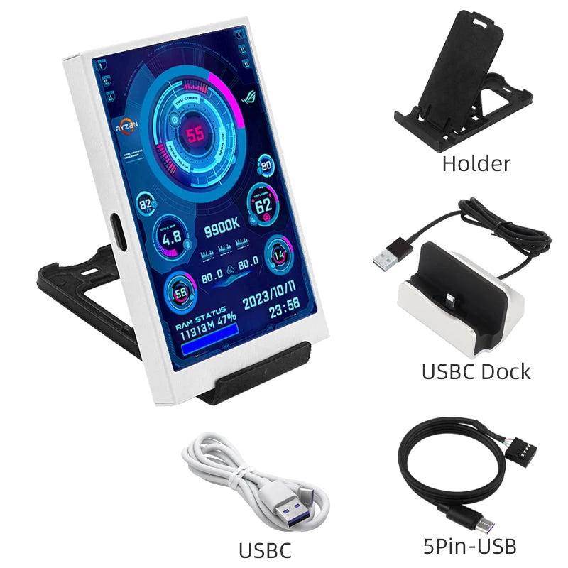 3.5” USB Type-C Secondary System Monitor