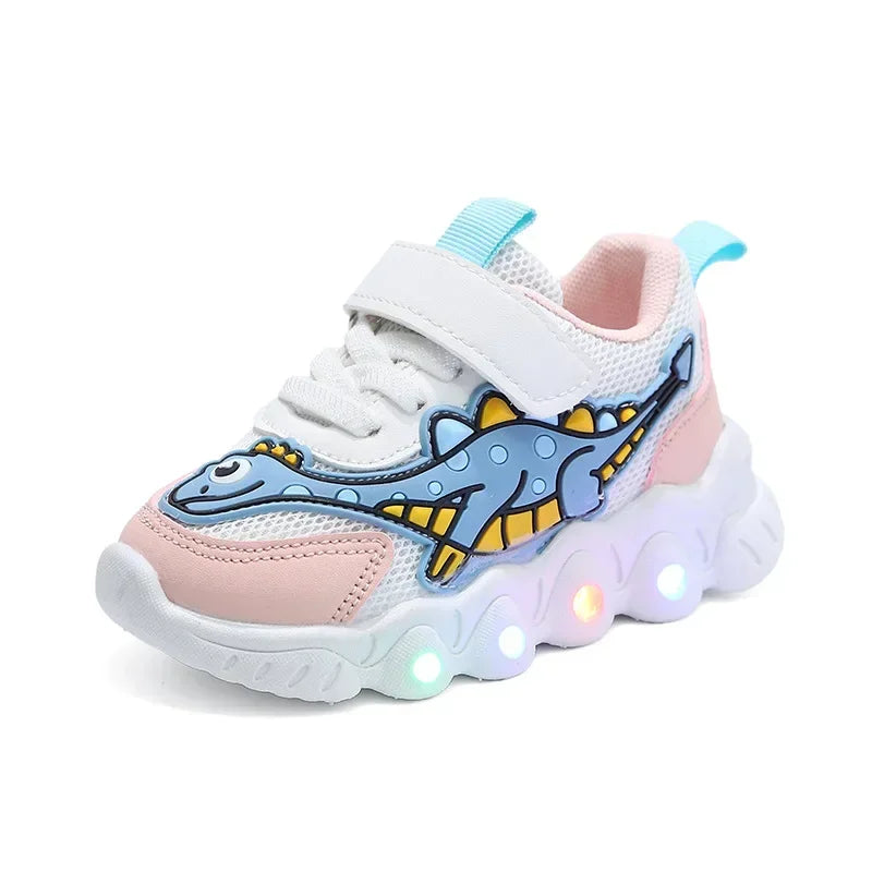 Children Tennis LED Trainer Shoes