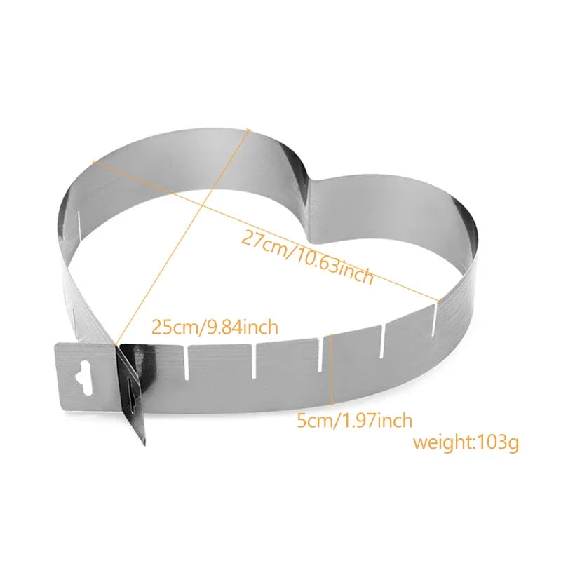 Adjustable Stainless Steel Cake Ring Mold