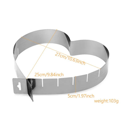 Adjustable Stainless Steel Cake Ring Mold