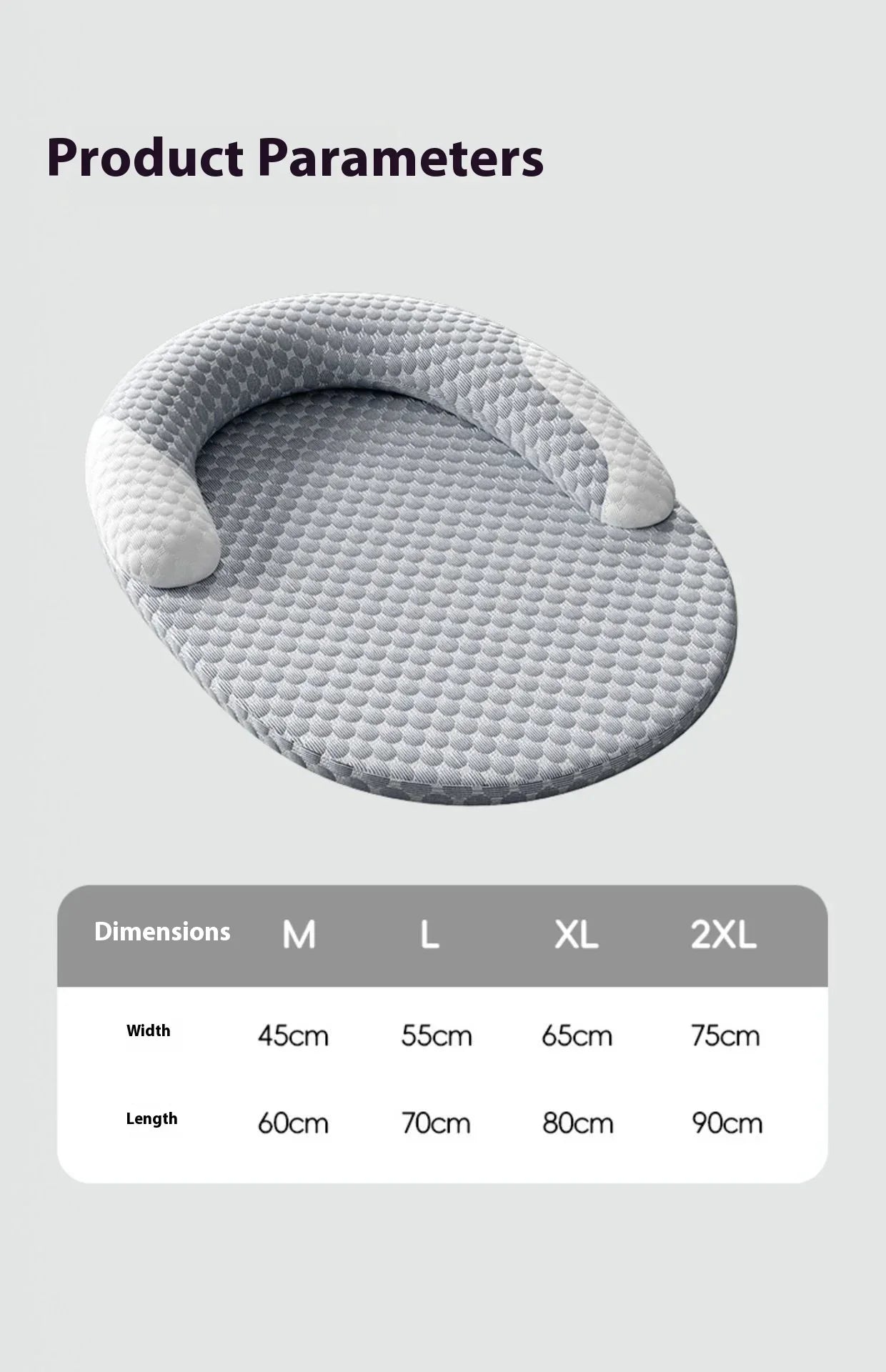 Premium Cooling Pet Lounger Bed