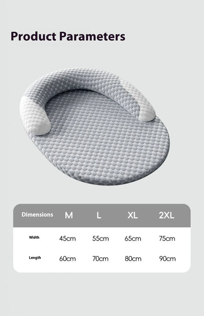 Premium Cooling Pet Lounger Bed