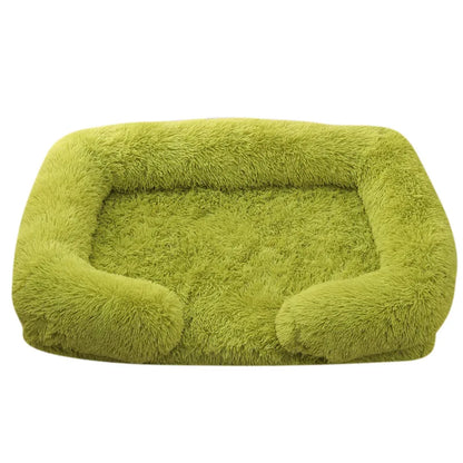 Plush Dog Bed with Removable Cover