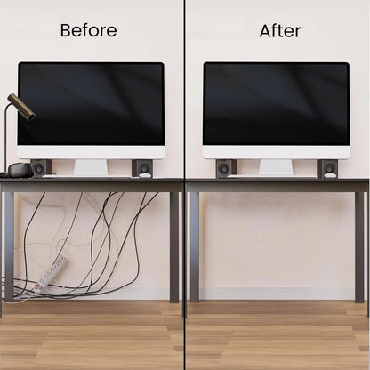 Self-Adhesive Under Desk Cable Raceway