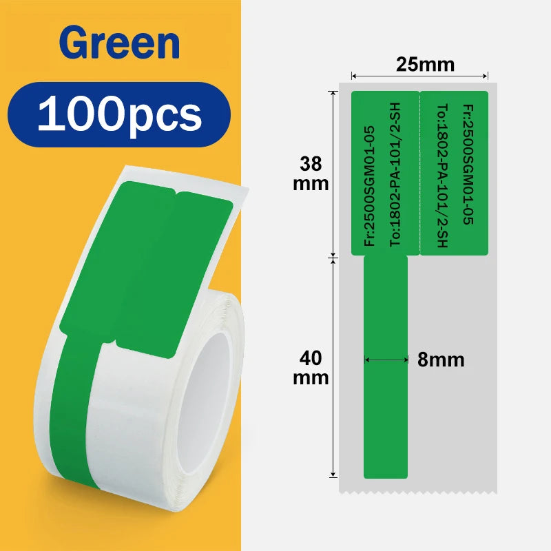 MrLabel F-Type Self-Adhesive Cable Wire Labels