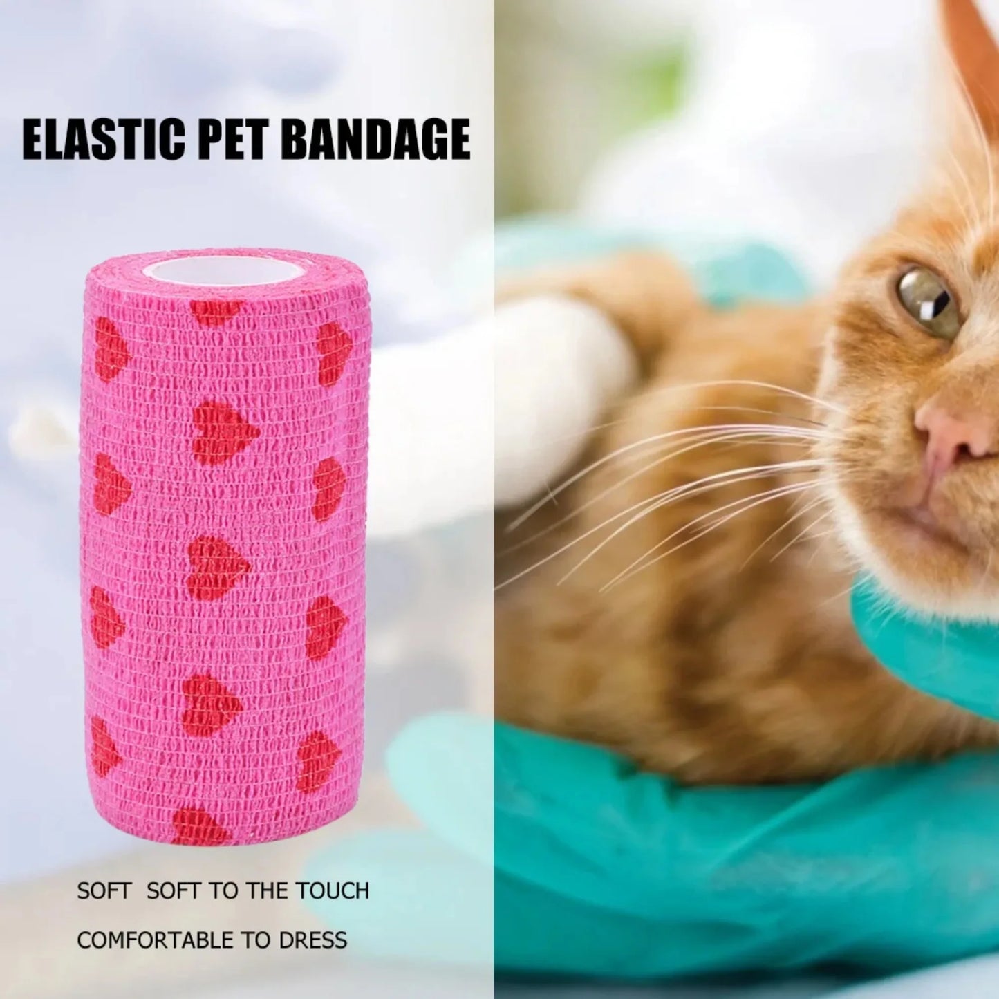 Self-Adhesive Pet Elastic Bandage Wrap