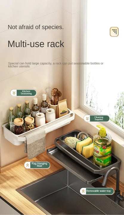 Sink Drain Organizer Shelf