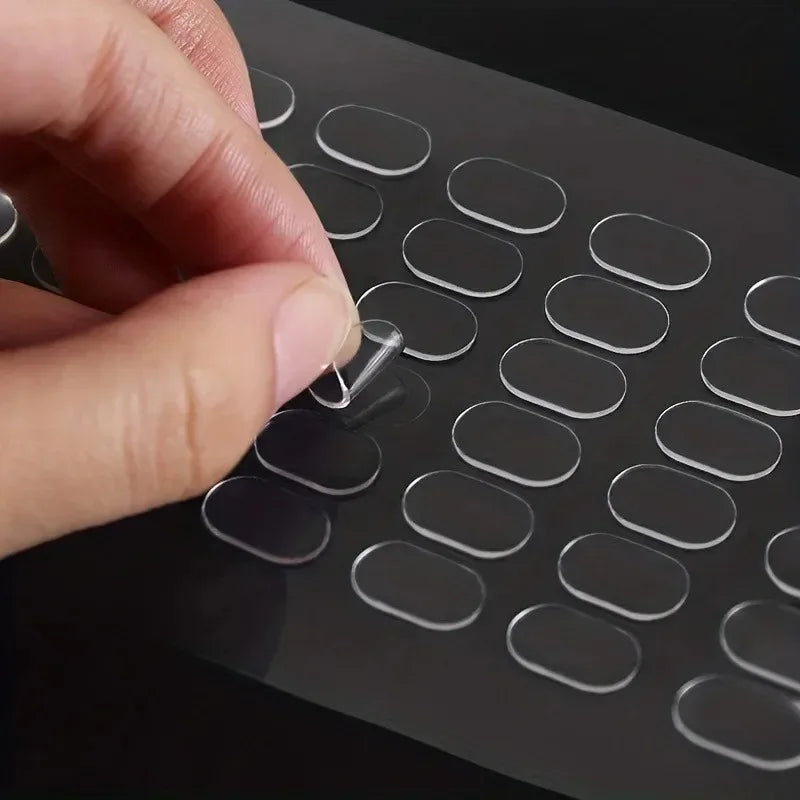 Clear Non-Marking Double-Sided Sticky Pads for DIY Crafts & Home Use