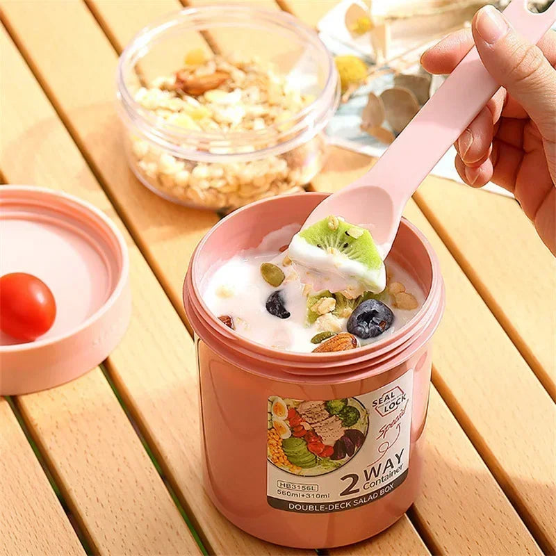 Bento Salad & Breakfast Cup Container Set