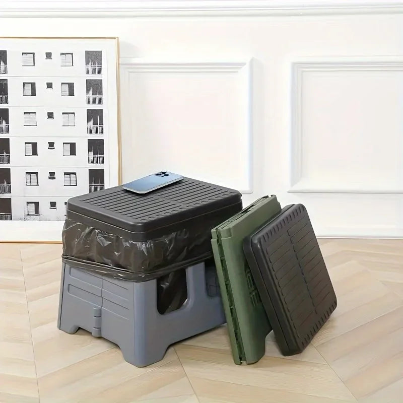 Portable Folding Camping Toilet Stool