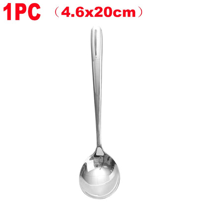 Stainless Steel Long Handle Soup Spoon