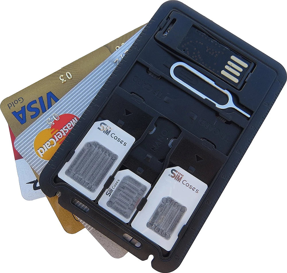 All-in-One SIM Card Adapter Kit with MicroSD Reader