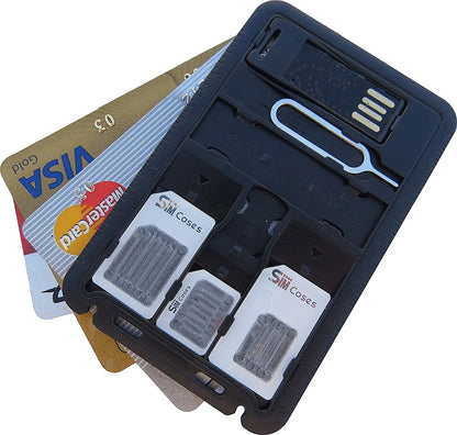 All-in-One SIM Card Adapter Kit with MicroSD Reader