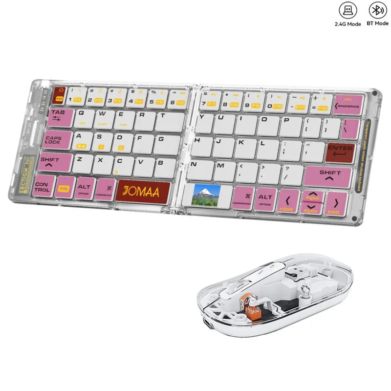 Foldable Bluetooth Keyboard & Mouse Combo