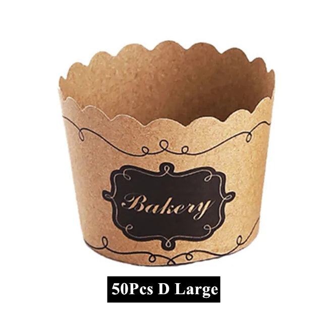 Kraft Paper Baking Cups for Cupcakes