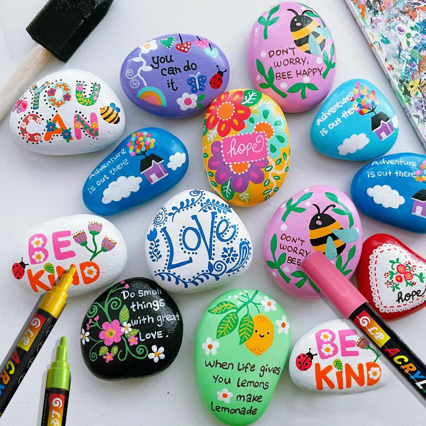 Acrylic Paint Marker Set – Waterproof Multi-Surface Art Pens