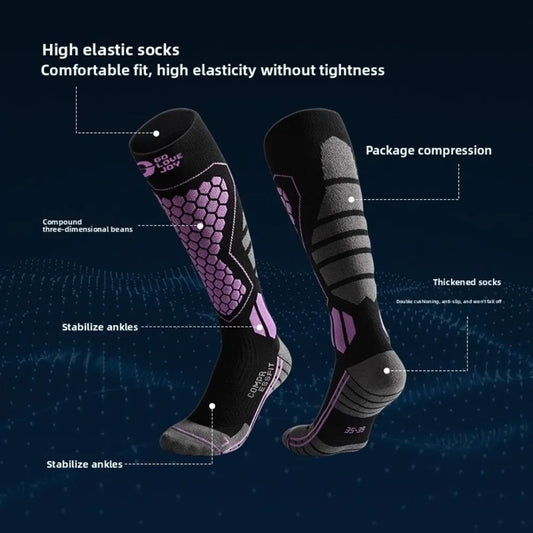 Warm Terry Cushion Snow Socks